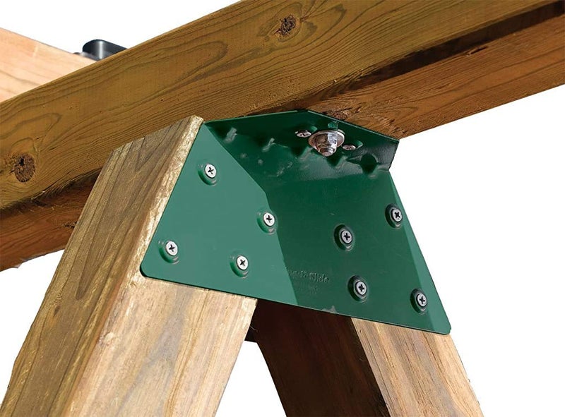 Swing-N-Slide WS 4467 EZ Frame Bracket for Swing Set Swing Beam (Includes 1 Bracket), Green - Image 1